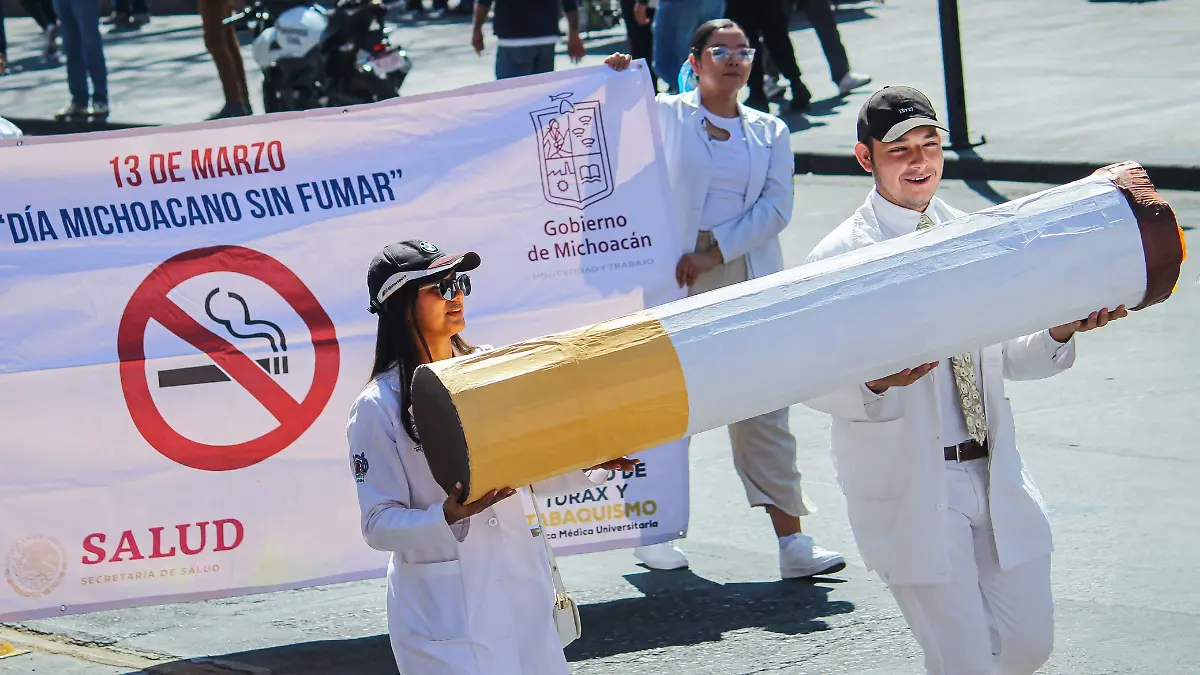 marcha contra el cigarro